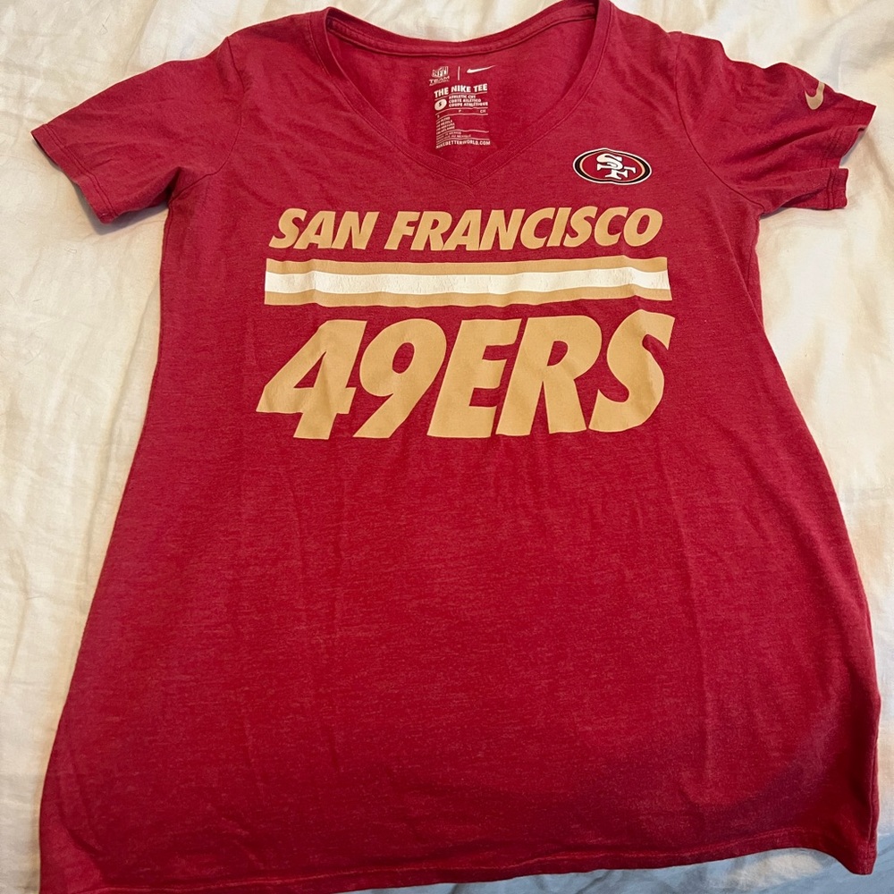 San Francisco forty niners shirt size small NIKE